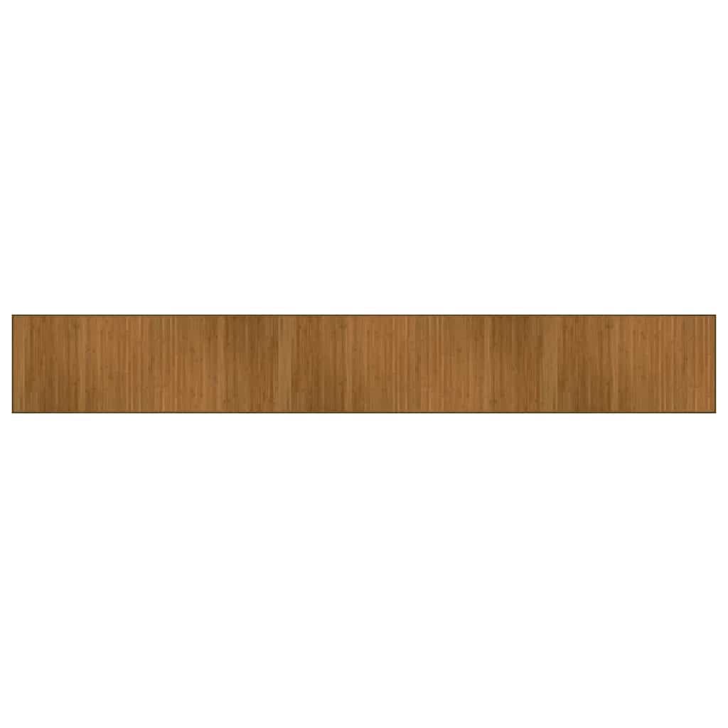 Vidaxx rechteckiger Teppich 70x500 cm Bambusbraun