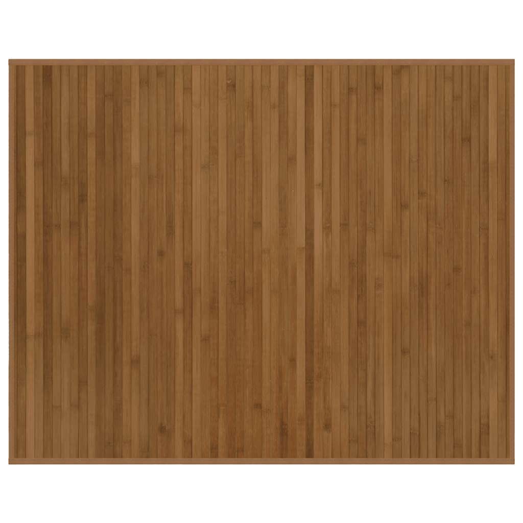 Vidaxx rechteckiger Teppich 80x100 cm Bambusbraun