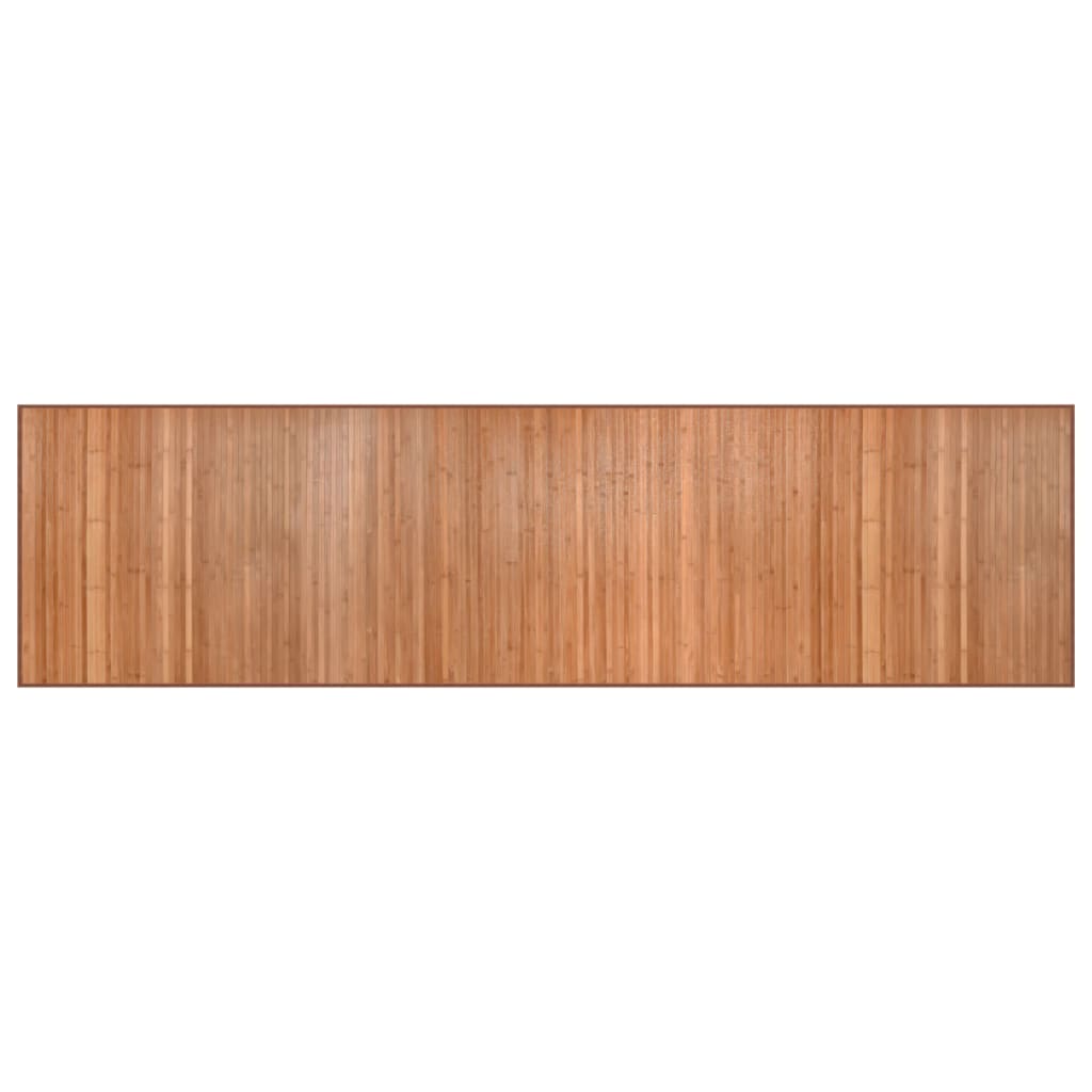 VidaXL Rechteckiger Teppich 80x300 cm Bambus natur