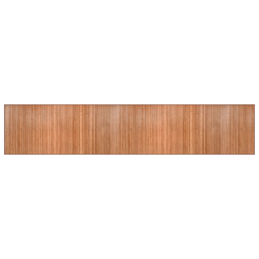 Vidaxx rechteckiger Teppich 100x500 cm Bambus natur