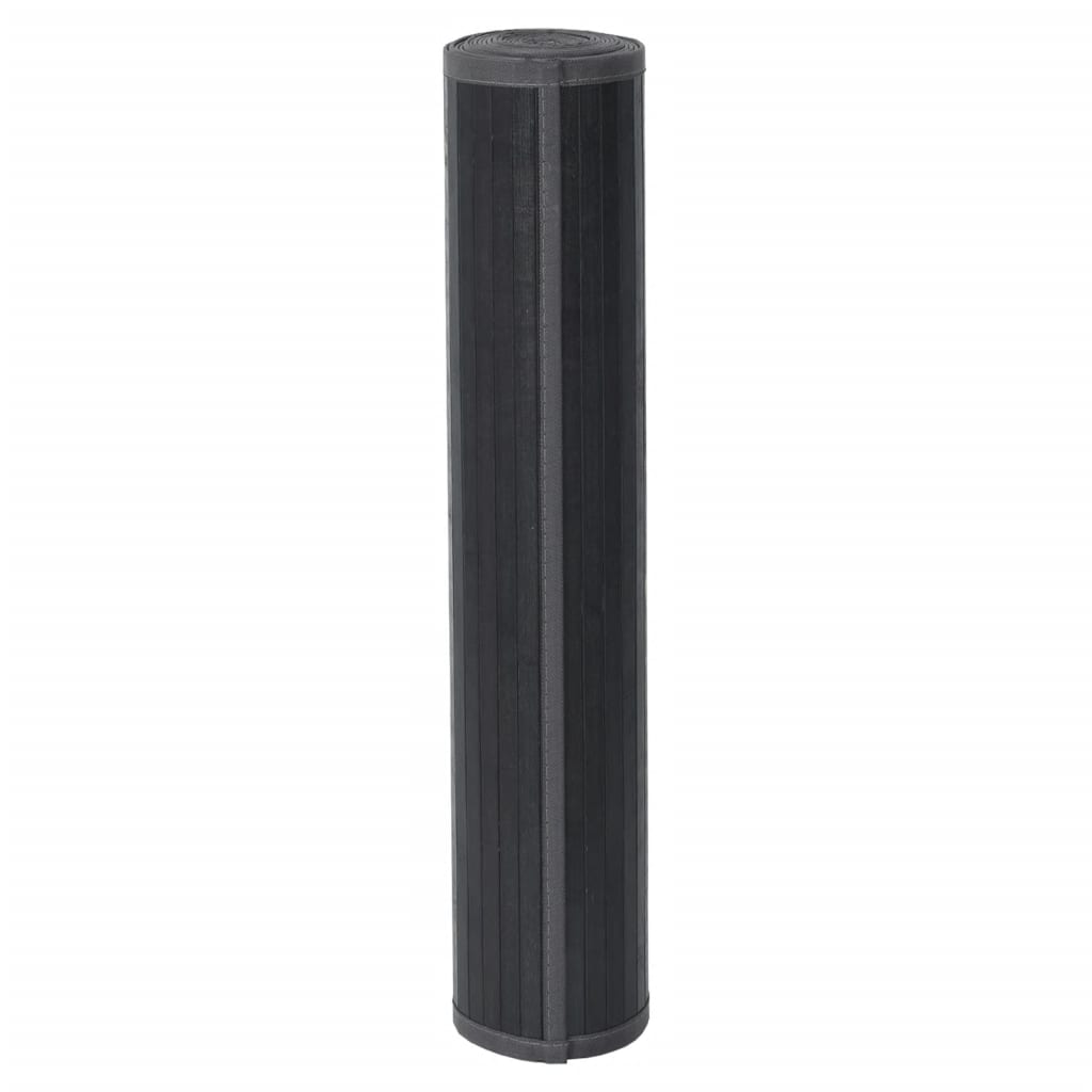Vidaxx rechteckiger Teppich 100x500 cm Bambusgrau