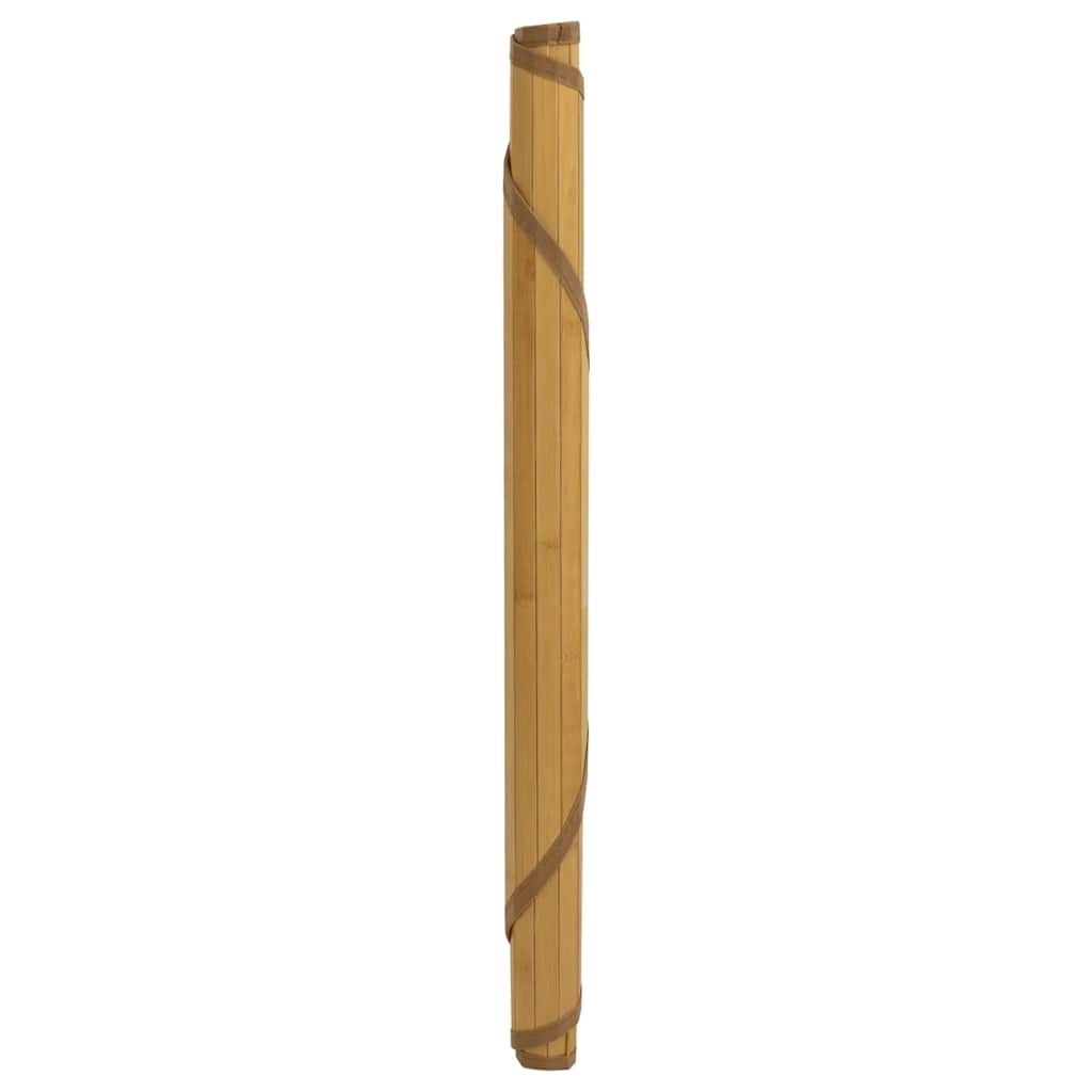 Vidaxl vloerkleed rond 80 cm bamboe naturel