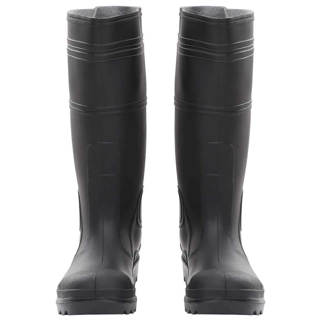 VidaXL Regenstiefel Größe 39 PVC schwarz
