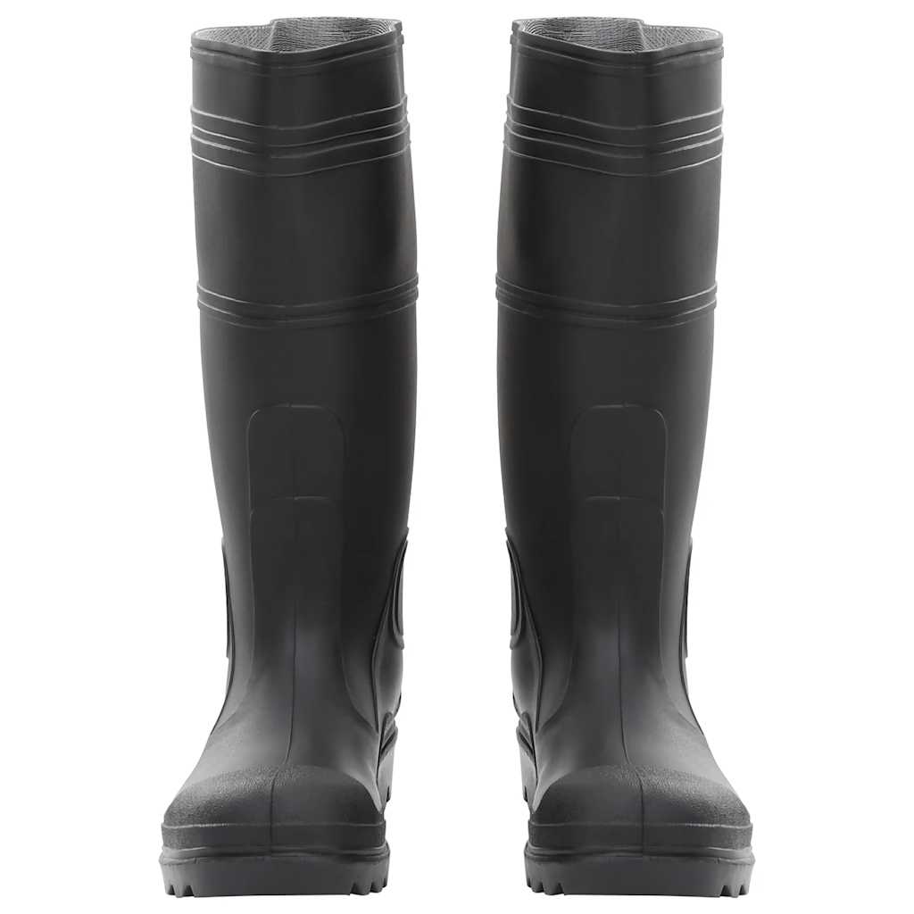 VidaXL Regenstiefel Größe 40 PVC schwarz