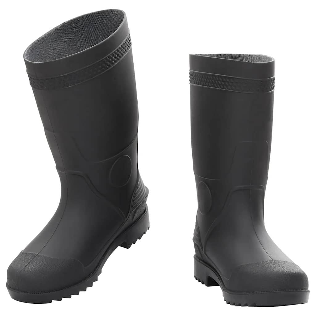 VidaXL Regenstiefel Größe 40 PVC schwarz
