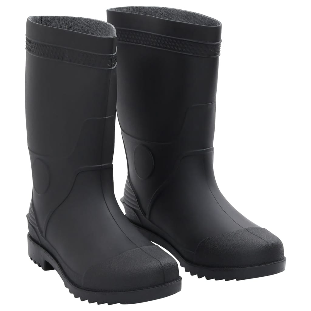 VidaXL Regenstiefel Größe 42 PVC schwarz