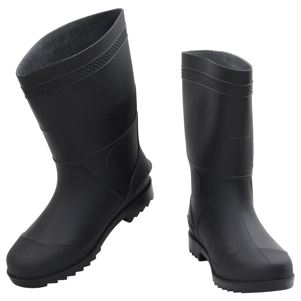 VidaXL Regenstiefel Größe 42 PVC schwarz