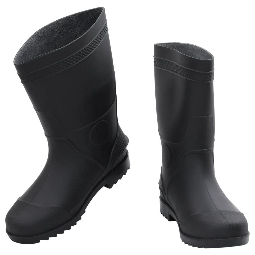 VidaXL Regenstiefel Größe 43 PVC schwarz