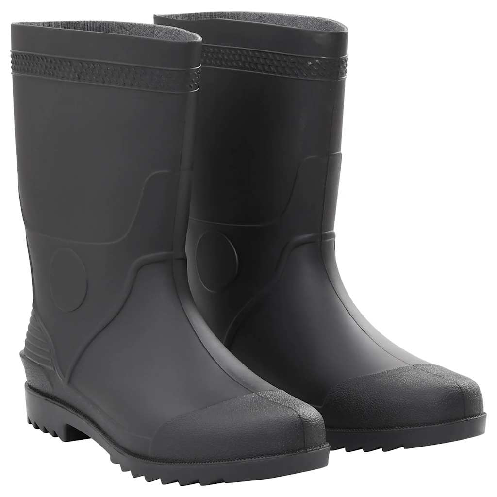 VidaXL Regenstiefel Größe 45 PVC schwarz