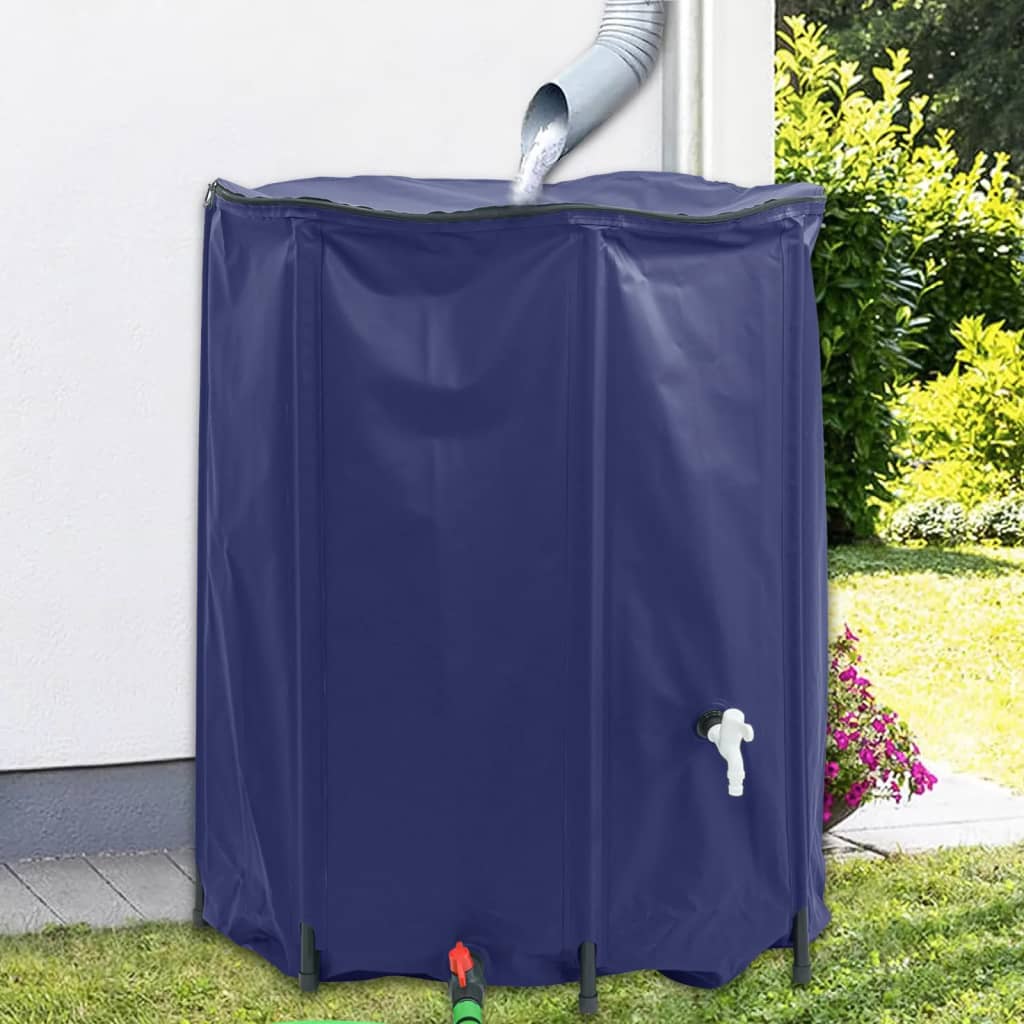 VidaXL Wassertank mit Wasserhahn faltbar 1250 l PVC