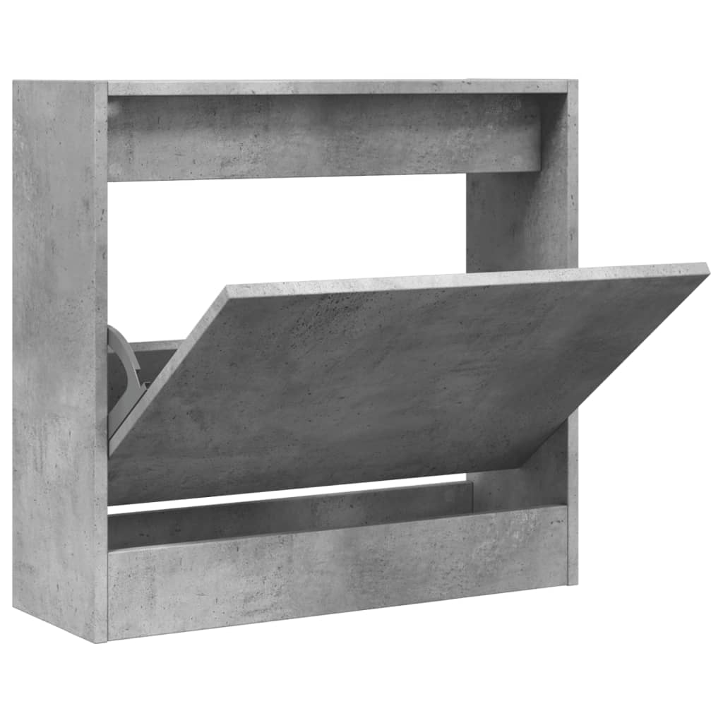 Vidaxx Schuhschrank 60x21x57 cm Holzwerkstoff betongrau