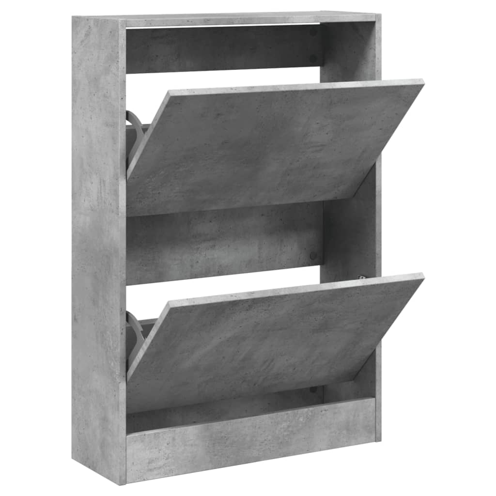 Vidaxx Schuhschrank 60x21x87,5 cm Holzwerkstoff betongrau
