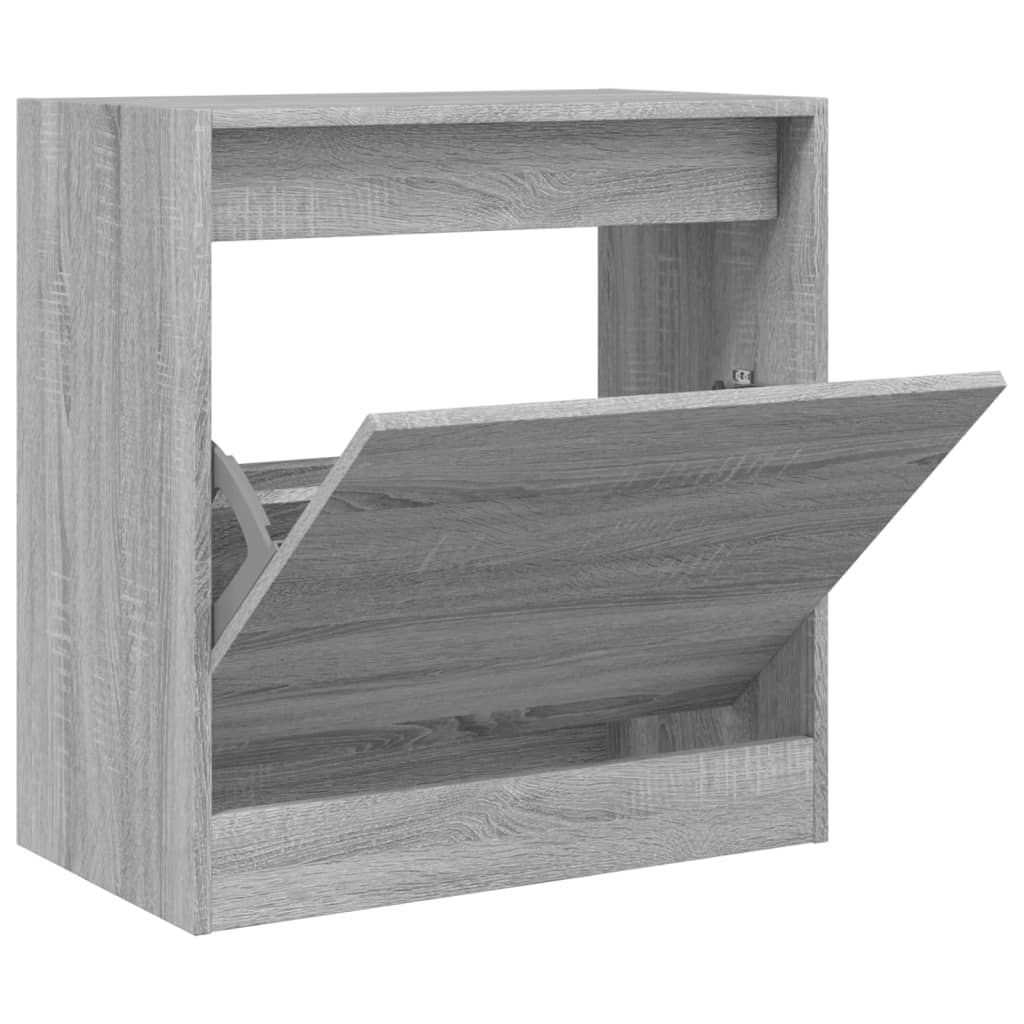Vidaxx Schuhschrank 60x34x63,5 cm, Holzwerkstoff, Farbe Sonoma-Eiche, Grau