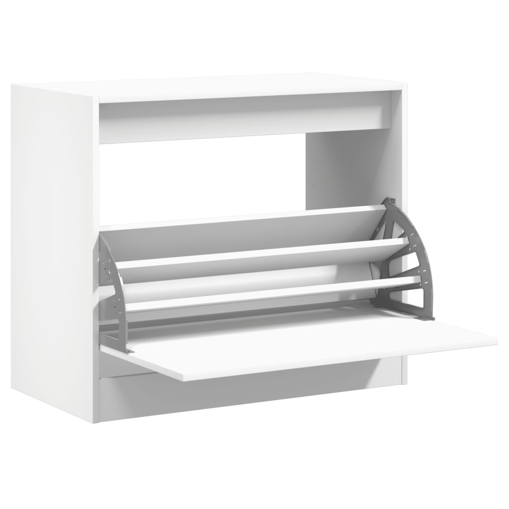 Vidaxx Schuhschrank 80x42x69 cm Holzwerkstoff weiß