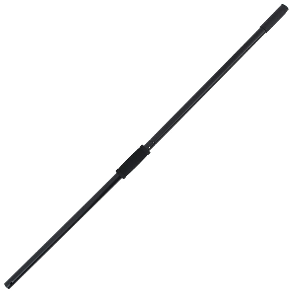 Vidaxxl Heugabelgriff ø3,5x127,5 cm schwarzer Stahl