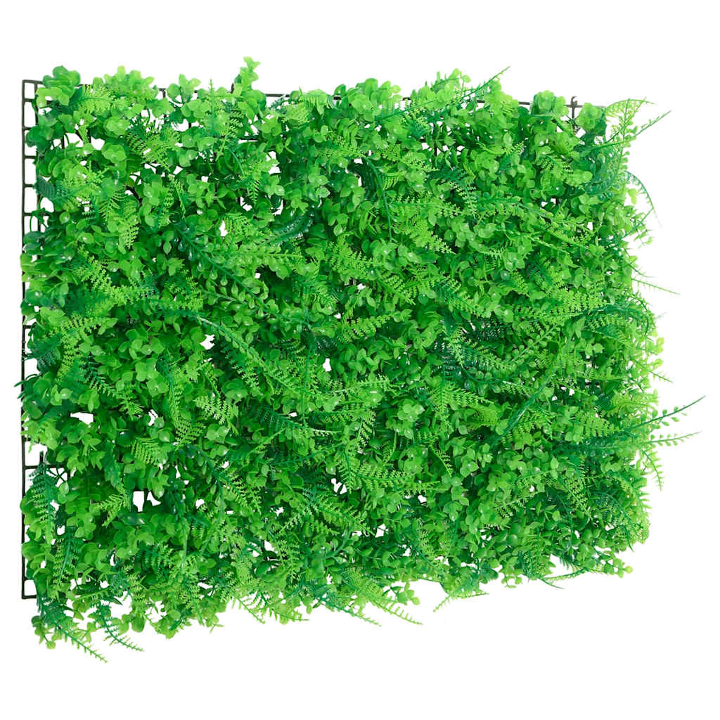 Vidaxxl-Zaun mit künstlichem Farnblatt 6 Stück 40x60 cm grün