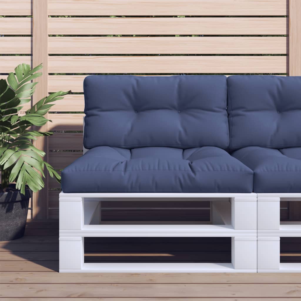 VidaXL Palettenkissen 70x40x12 cm Oxford-Stoff Marineblau