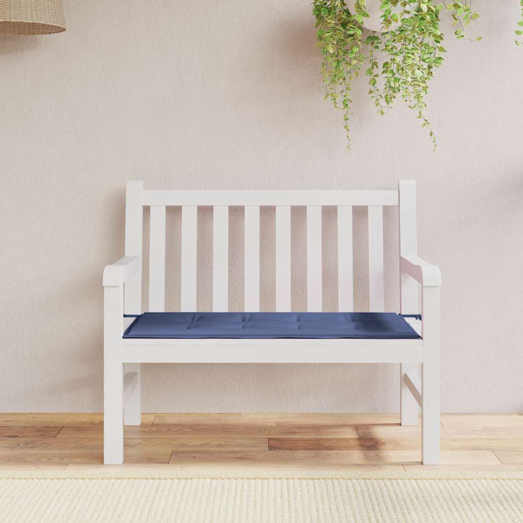 Vidaxx Gartenbankauflage 100x50x4 cm Oxford-Stoff Marineblau