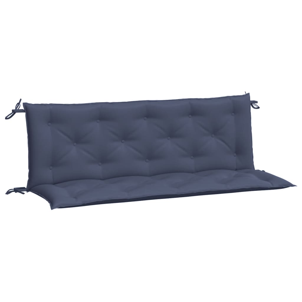 Vidaxx Gartenbankauflagen 2 Stück 150x50x7 cm Oxford-Stoff Marineblau