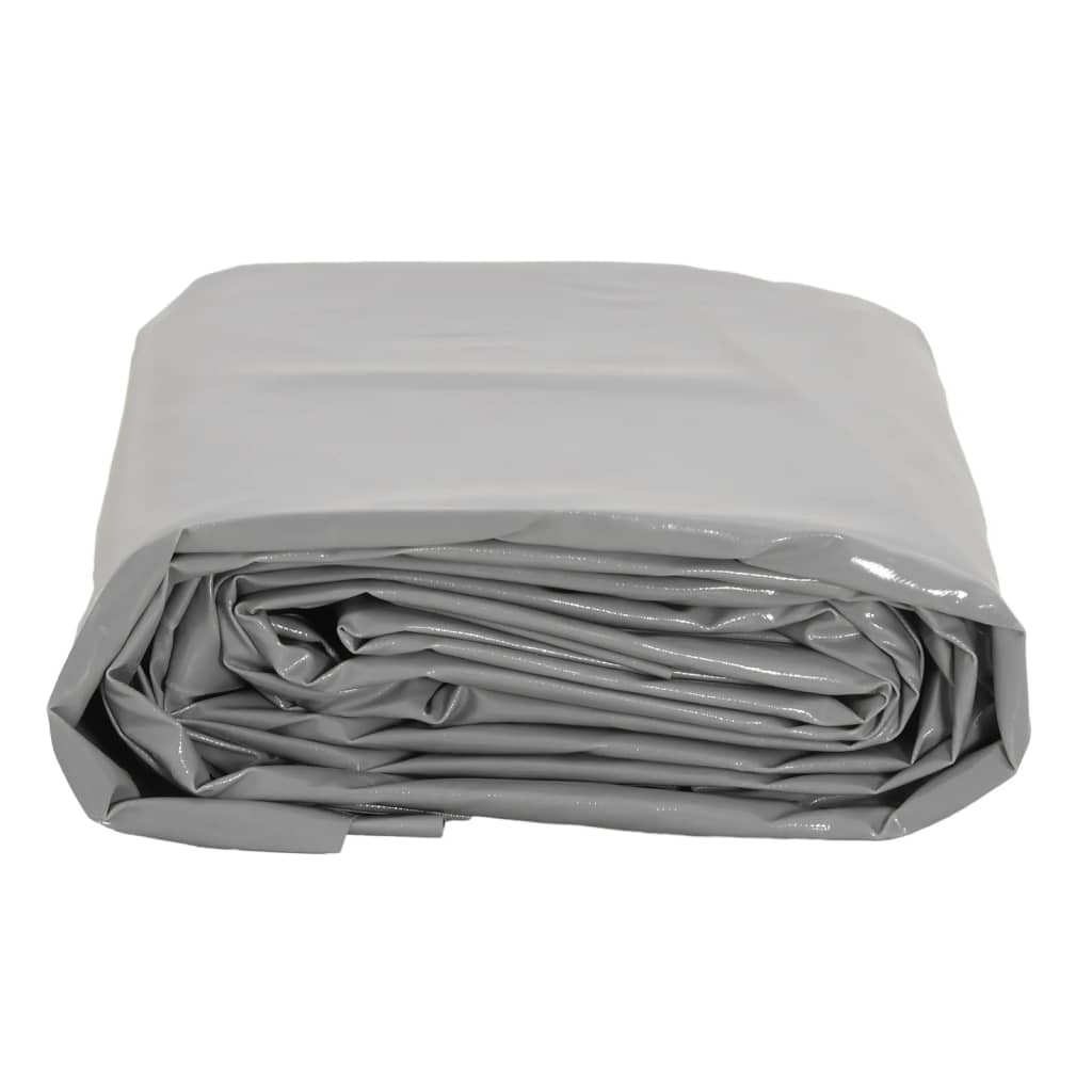 Vidaxl dekzeil 650 g m² 1,5x2,5 m grijs
