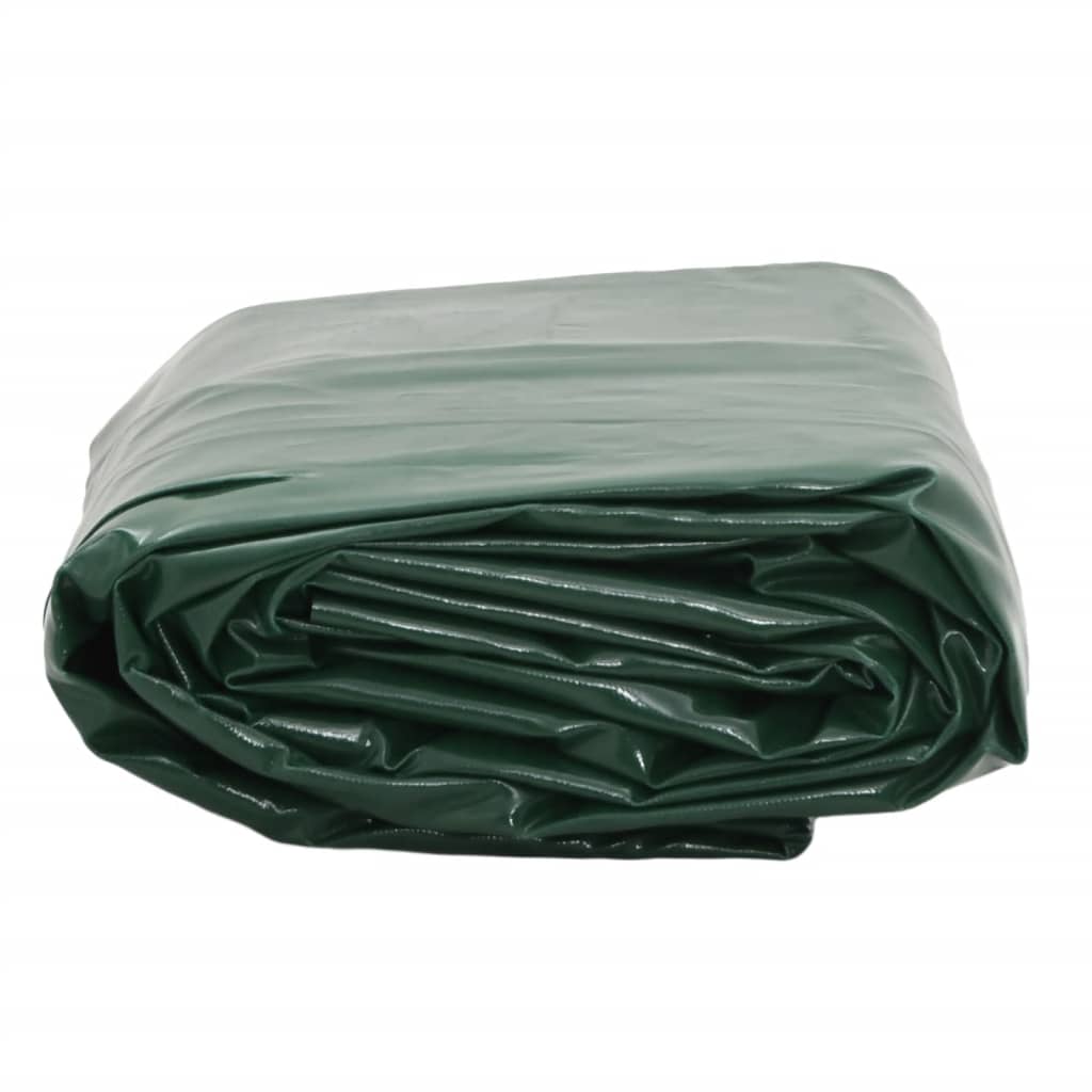 Vidaxl dekzeil 650 g m² 1,5x6 m groen