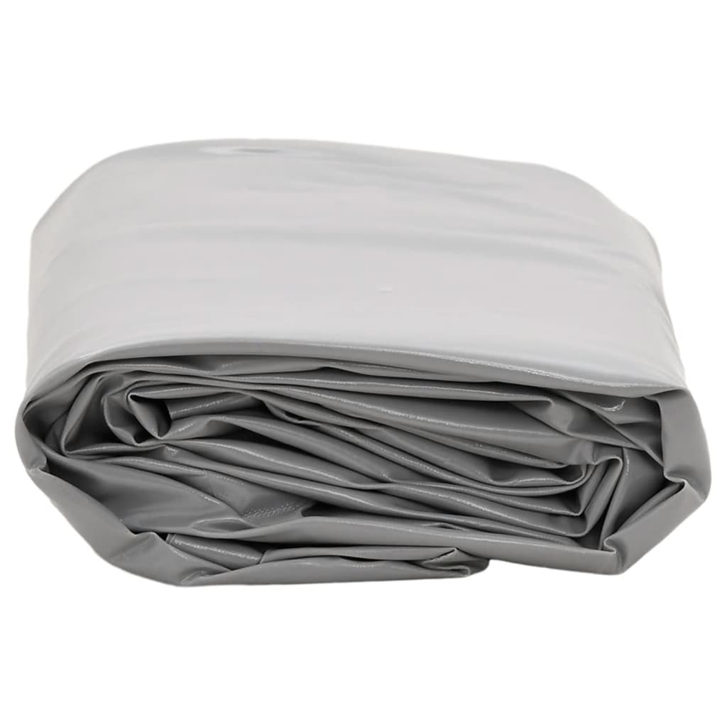 Vidaxl-Plane 650 g m² ø 2,4 m grau