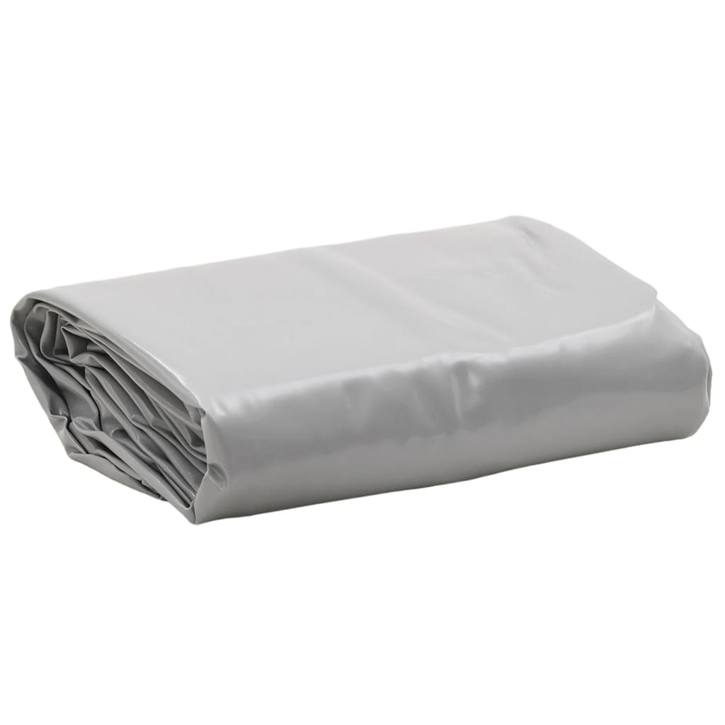 Vidaxl-Plane 650 g m² ø 4 m grau