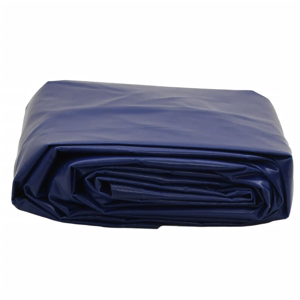 Vidaxl Plane 650 g m² ø 3 m blau