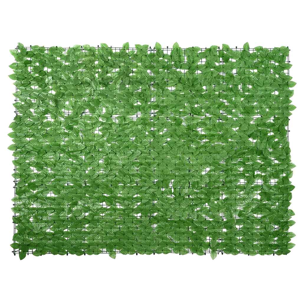 Vidaxxl Balkonschirm mit grünen Blättern 200x150 cm
