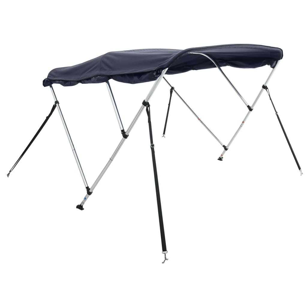 Vidaxx Bimini-Top 3 Bögen mit Seitenwänden 183x(154-167)x137 cm
