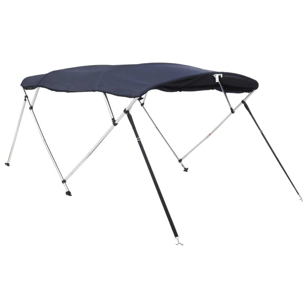 VidaXL Bimini-Top 4 Bögen mit Seitenwänden 243x(200-213)x137 cm