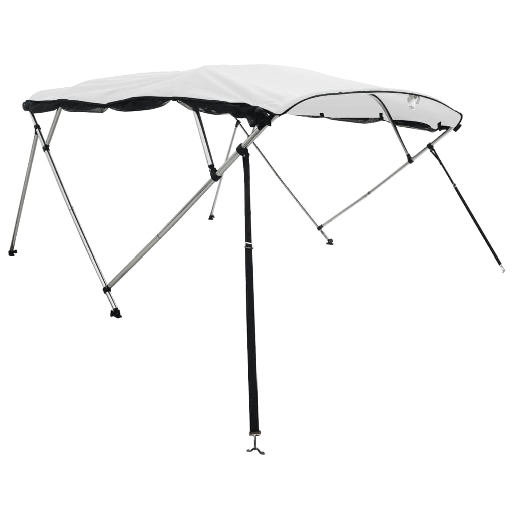 VidaXL Bimini-Top 4 Bögen mit Netzseitenwänden 243x(185-198)x137 cm