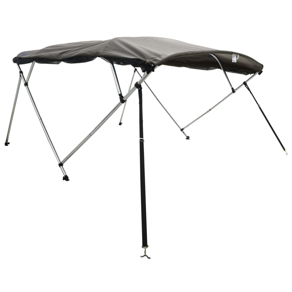 VidaXL Bimini-Top 4 Bögen mit Netzseitenwänden 243x(185-198)x137 cm