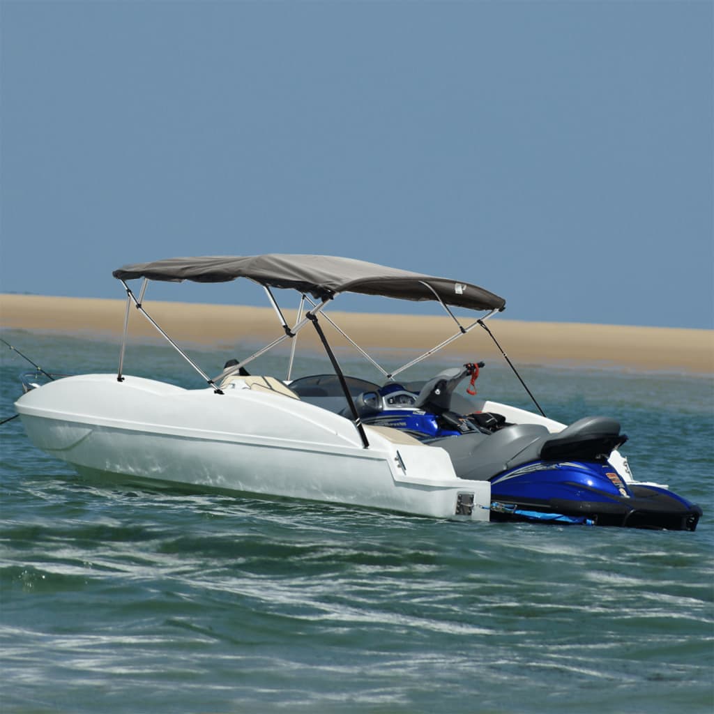 VidaXL Bimini-Top 4 Bögen mit Netzseitenwänden 243x(200-213)x137 cm