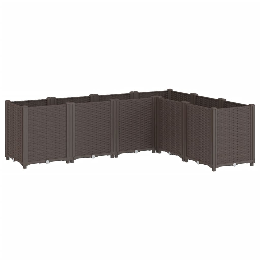 Vidaxx Pflanzgefäß 160x120x53 cm Polypropylen braun