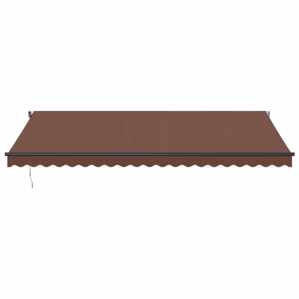 VidaXL Markise automatisch ausziehbar 500x350 cm braun