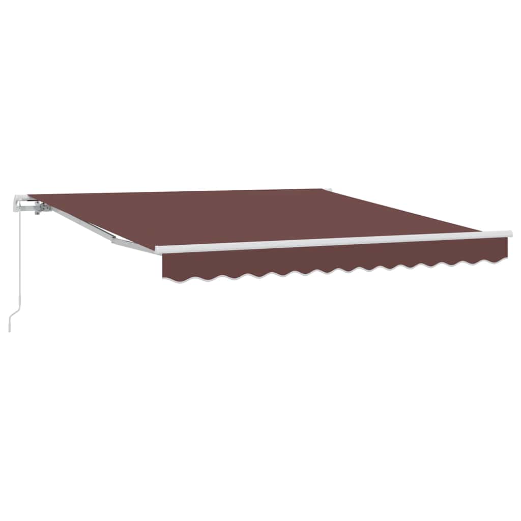 VidaXL Markise manuell ausziehbar 300x250 cm braun