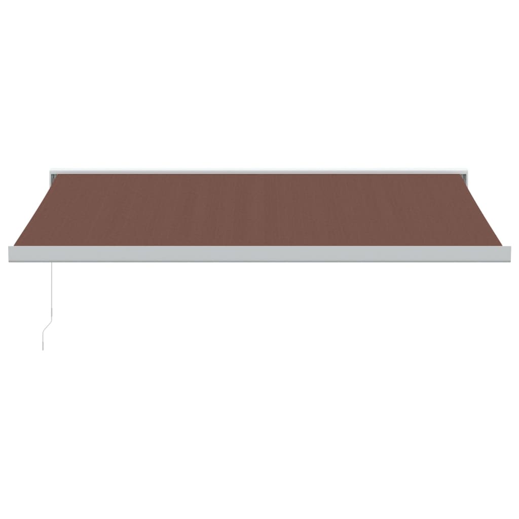 VidaXL Markise manuell ausziehbar 450x300 cm braun