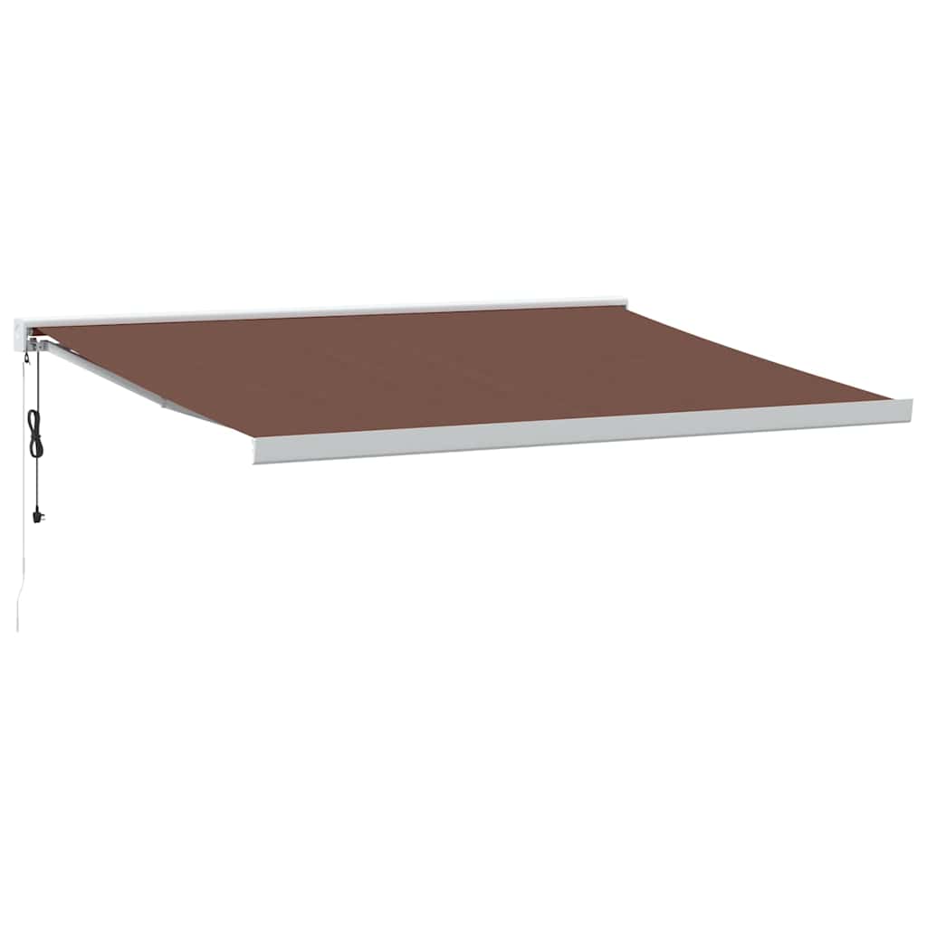 VidaXL Markise automatisch ausziehbar 400x300 cm braun
