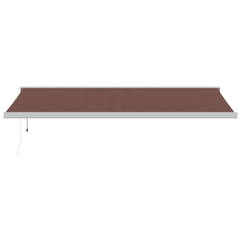 VidaXL Markise automatisch ausziehbar 500x300 cm braun