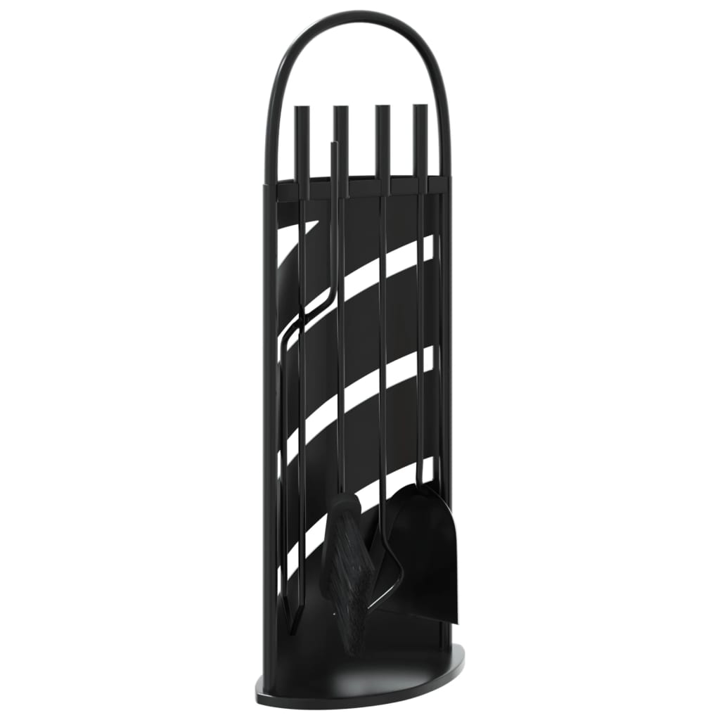 Vidaxx 5-teiliges Kaminbesteckset 23x15x66 cm Stahl