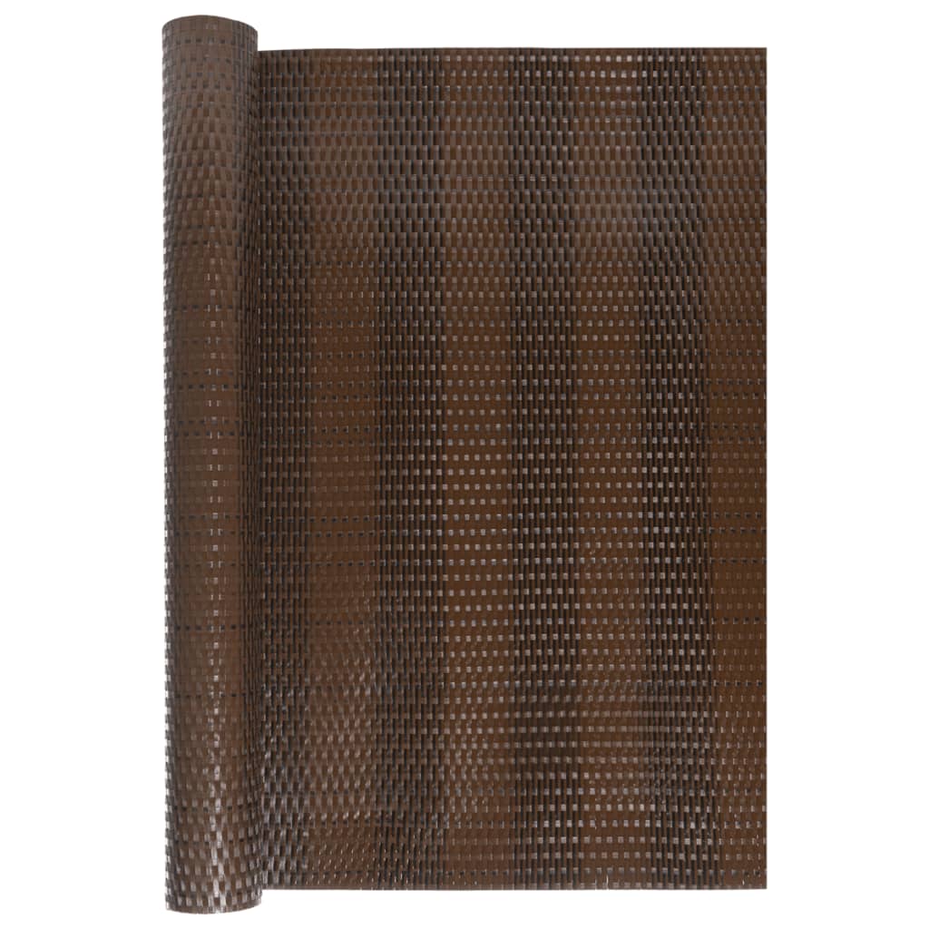 Vidaxx Balkonschirm 300x100 cm Polyrattan braun und schwarz