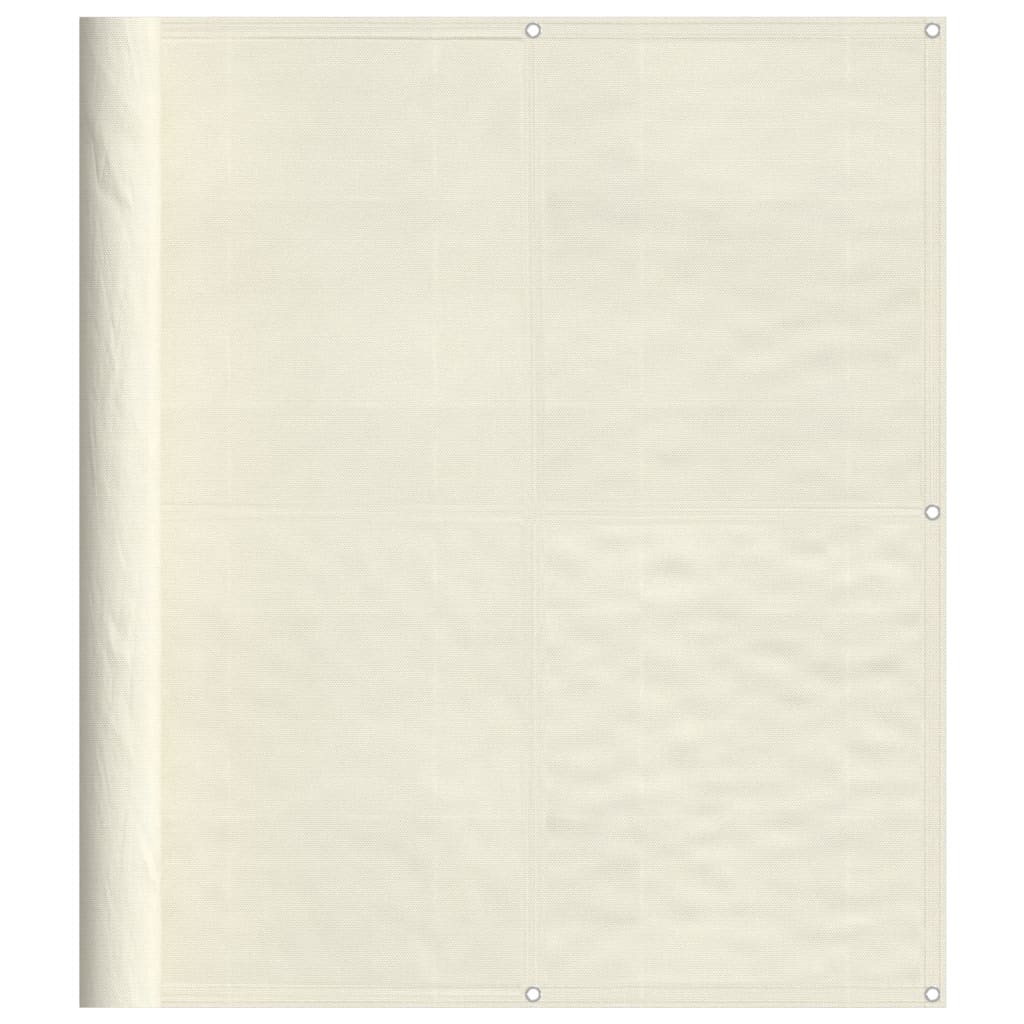 Vidaxx Balkonschirm 120x1000 cm 100 % Oxford-Polyester cremefarben