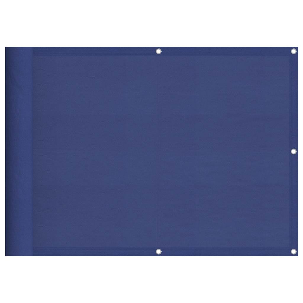 Vidaxl balkonscherm 75x800 cm 100% oxford polyester blauw
