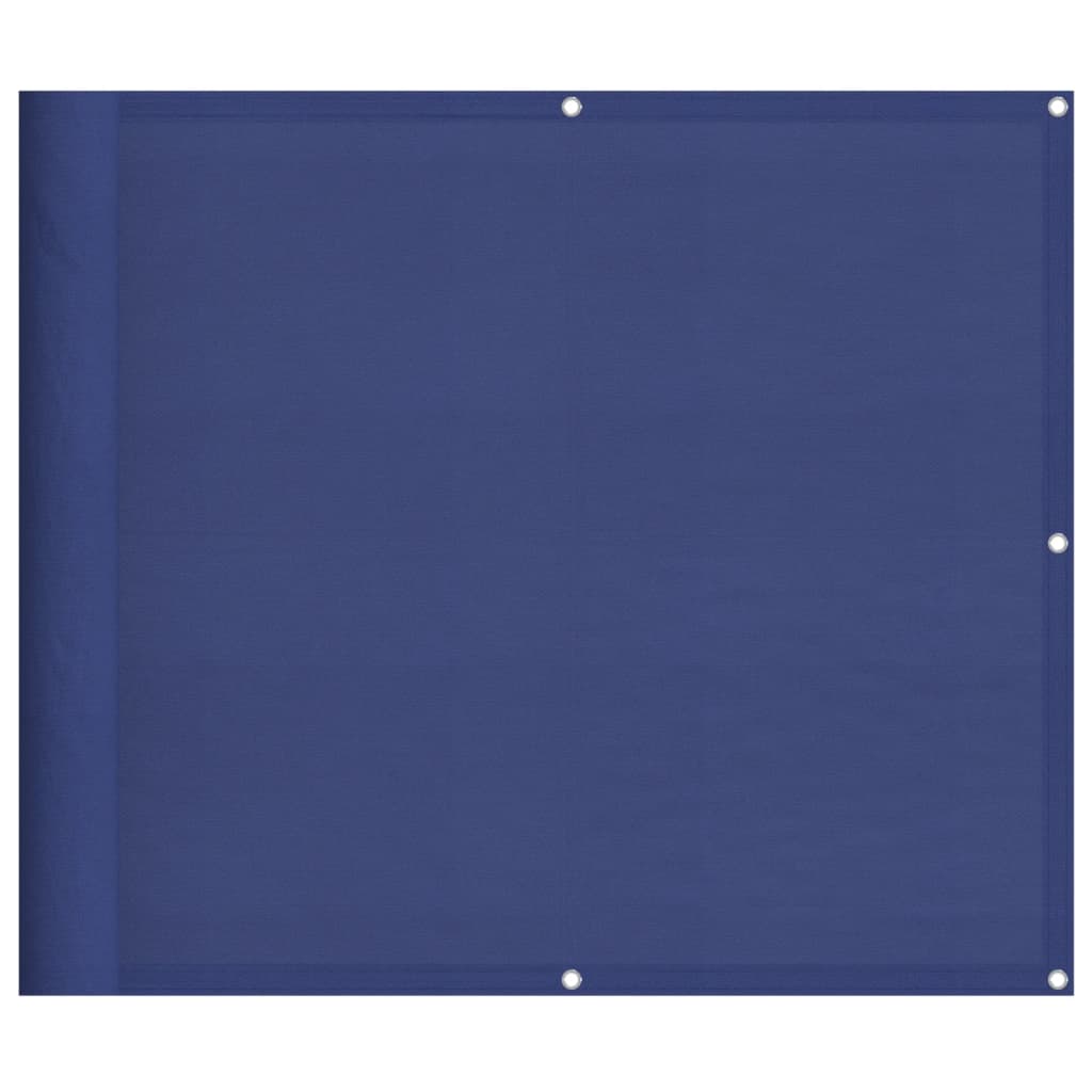 VidaXL Balkonschirm 90x700 cm 100 % Oxford-Polyester blau