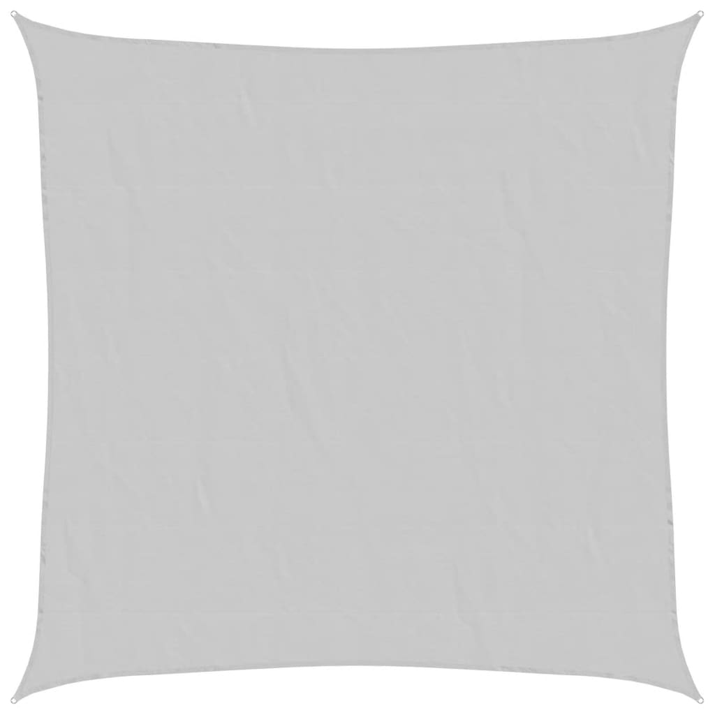 Vidaxl zonnezeil 5x5 m 100% polyester oxford lichtgrijs