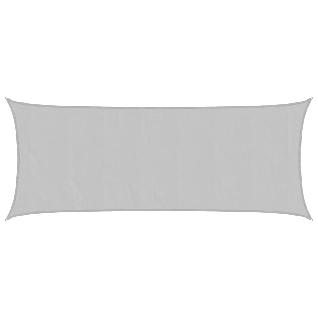 Vidaxx Sonnensegel 4,5x2 m 100 % Polyester Oxford hellgrau