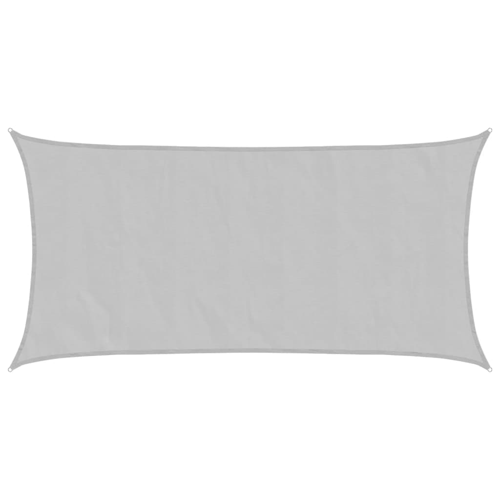 Vidaxx Sonnensegel 4,5x2,5 m 100 % Polyester Oxford hellgrau