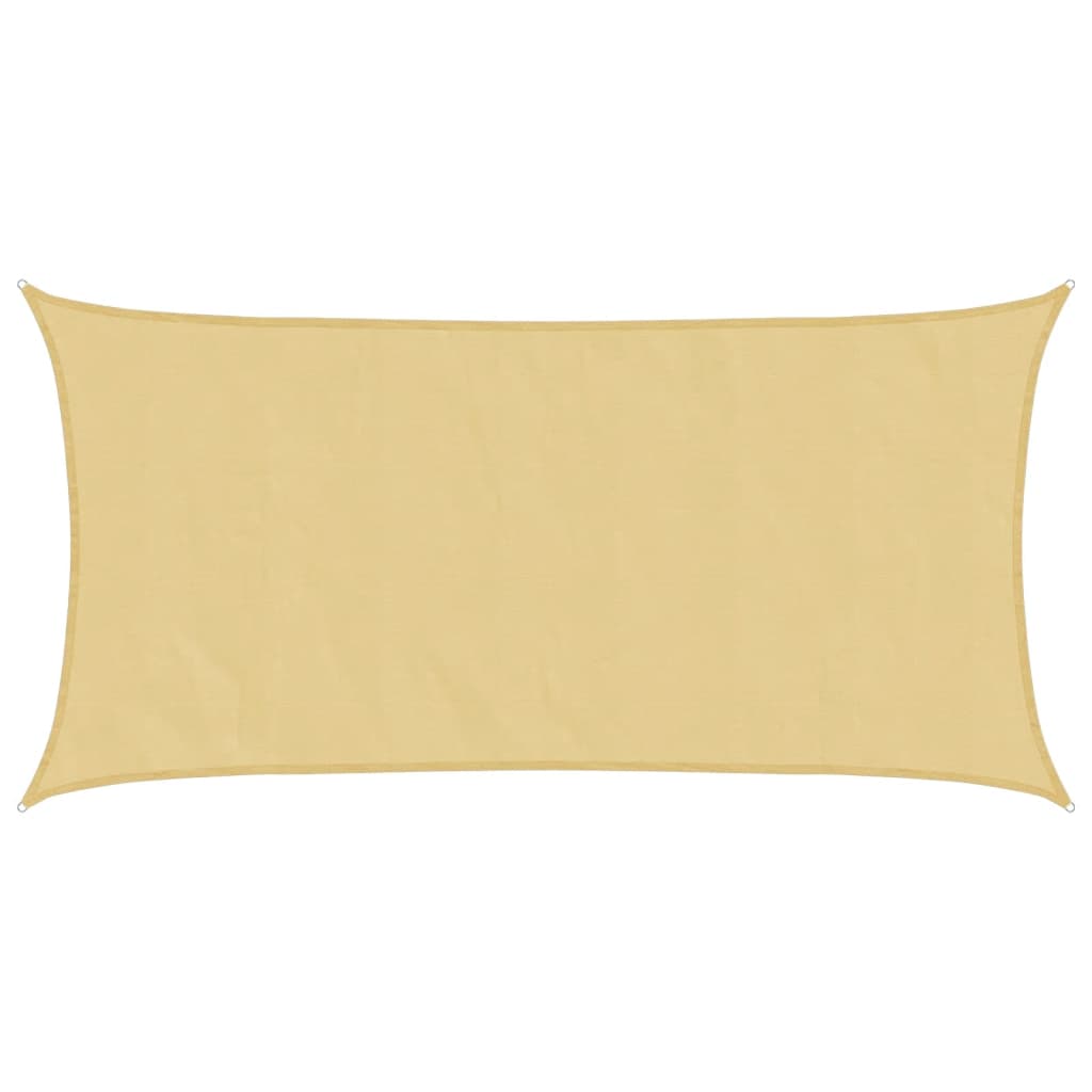 Vidaxl Sonnensegel 4x2 m 100 % Polyester Oxford sandfarben