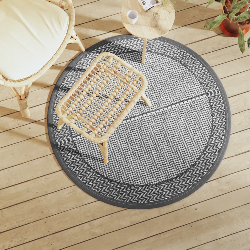 Vidaxx Outdoor-Teppich Arakil ø120 cm PP grau